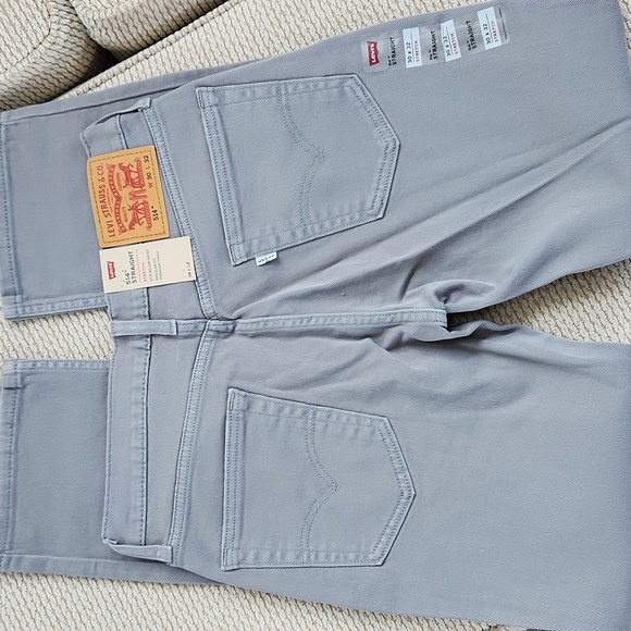 Levi's Mne's Light Gray Straight Leg Jeans, NWT, 30x32 - Picture 3 of 5